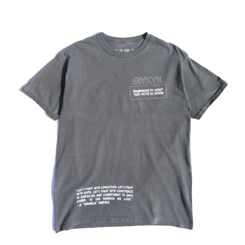 Trendy S\S Gender Neutral #BidenHarris T-shirt
